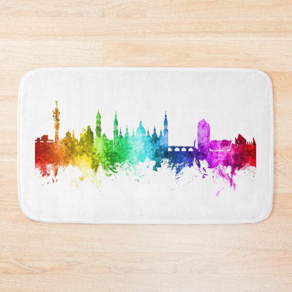 Item preview, Zaragoza Spain Skyline designed and sold by ArtPrints.