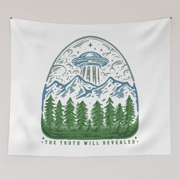 Item preview, The Truth Will Be Revealed UFO Secrets designed and sold by Vector Scout Lab.