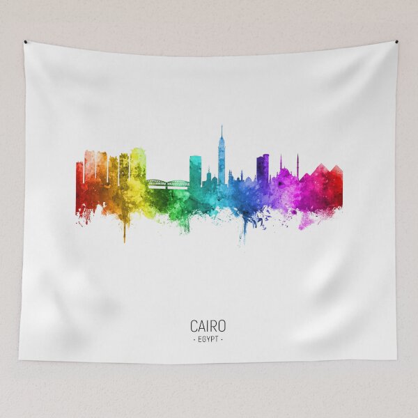 Item preview, Cairo Egypt Skyline designed and sold by ArtPrints.
