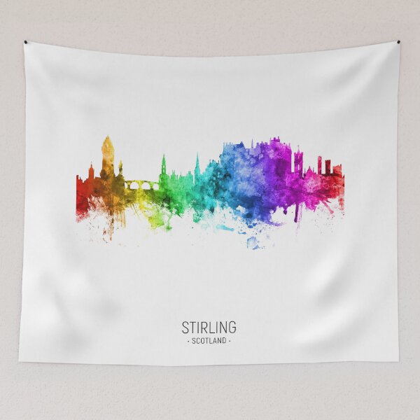 Item preview, Stirling Scotland Skyline designed and sold by ArtPrints.