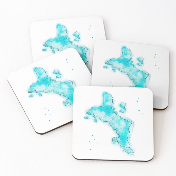 Item preview, Seychelles, Mahé, watercolor designed and sold by Marina Germain.