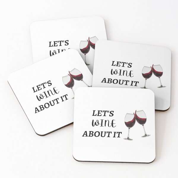 Item preview, lets wine about it, wine lovers perfect dad gift and mom gift, wine is the best drink designed and sold by Martin-bivert.