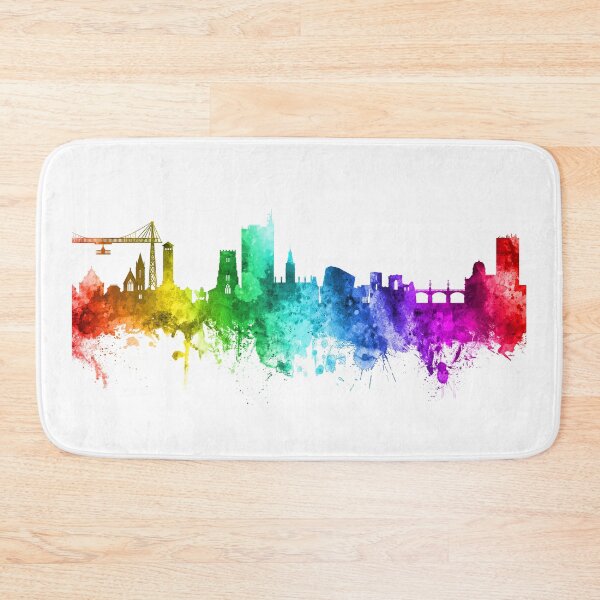 Item preview, Newport Wales Skyline designed and sold by ArtPrints.