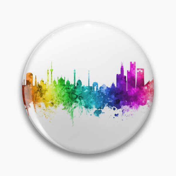 Item preview, New Delhi India Skyline designed and sold by ArtPrints.