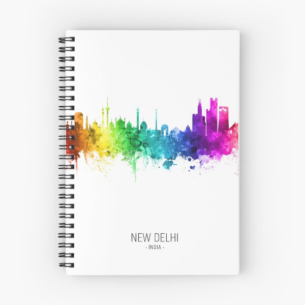 Item preview, New Delhi India Skyline designed and sold by ArtPrints.