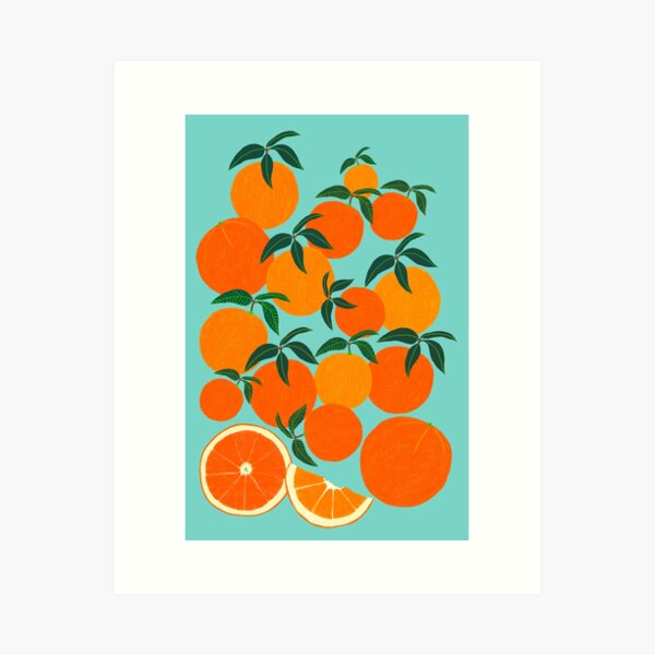 Item preview, Orange Harvest - Blue designed and sold by Leanne Simpson.
