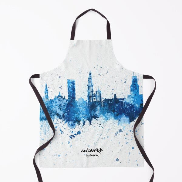 Item preview, Antwerp Belgium Skyline designed and sold by ArtPrints.