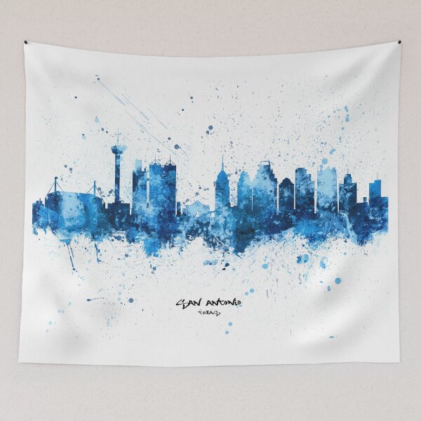 Item preview, San Antonio Texas Skyline designed and sold by ArtPrints.