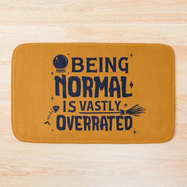 Item preview, Normal is Overrated designed and sold by TSlayerMerch.