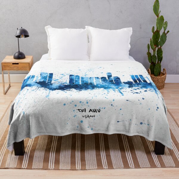 Item preview, Tel Aviv Israel Skyline designed and sold by ArtPrints.
