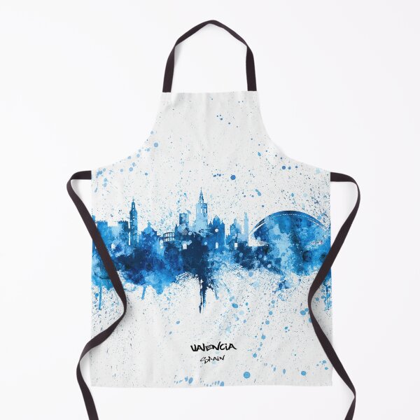 Item preview, Valencia Spain Skyline designed and sold by ArtPrints.