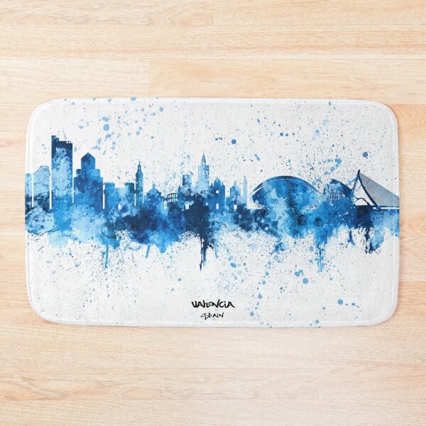 Item preview, Valencia Spain Skyline designed and sold by ArtPrints.