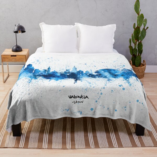 Item preview, Valencia Spain Skyline designed and sold by ArtPrints.