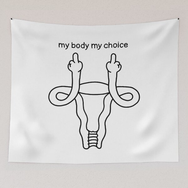 Item preview, Uterus - My body my choice designed and sold by ValentinaHramov.