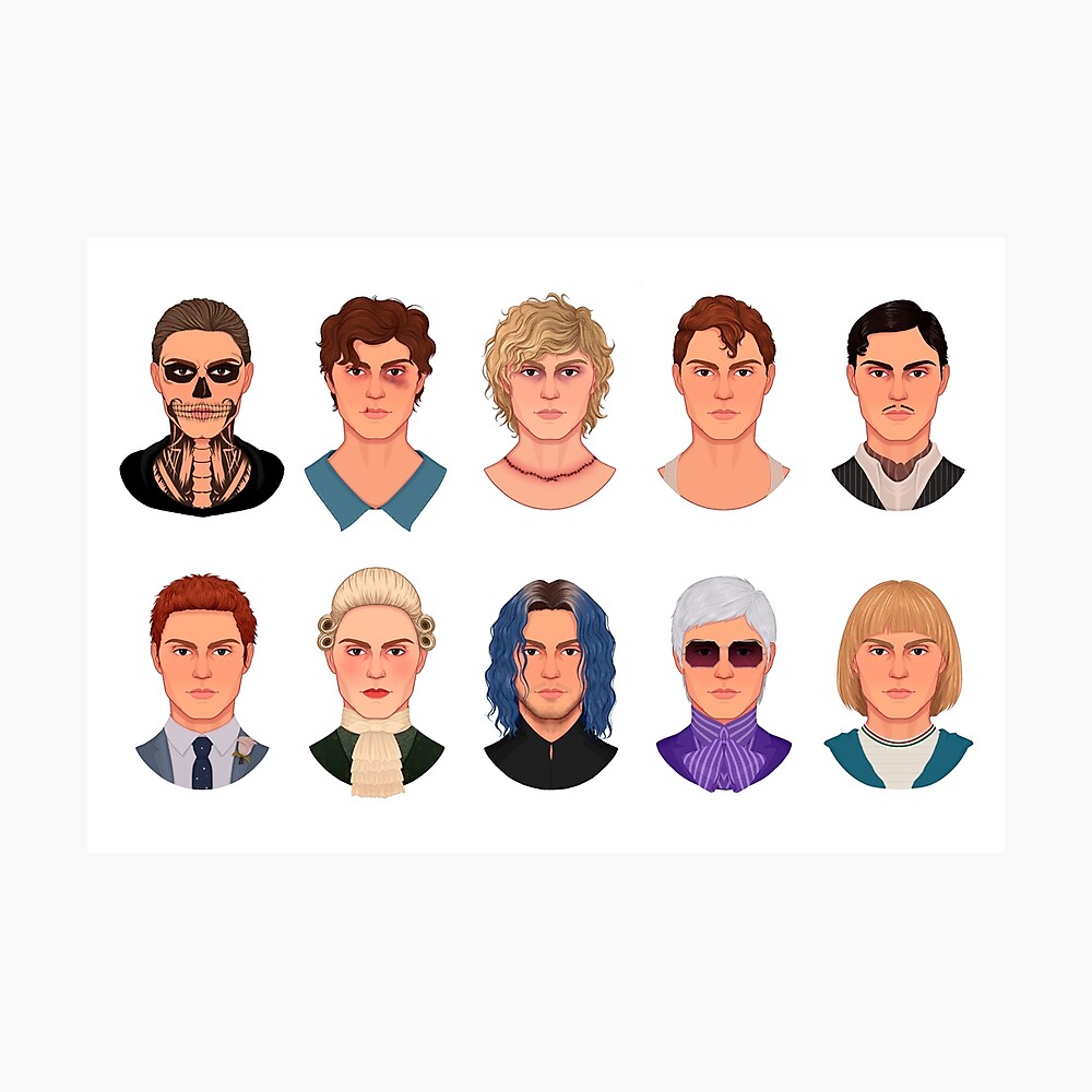 evan peters ahs characters