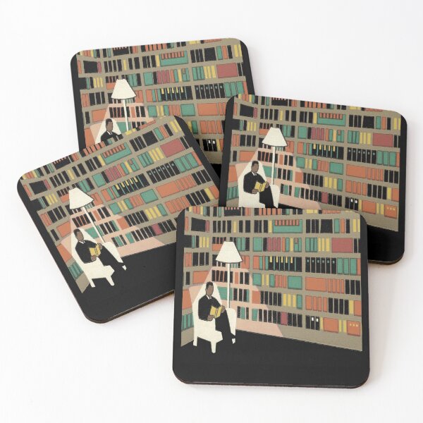 Item preview, Man in Library Art designed and sold by booksnbobs.