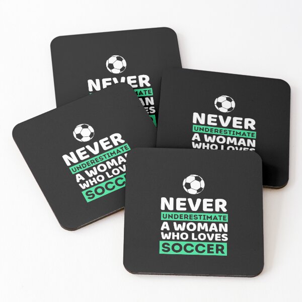 Item preview, Never Underestimate A Woman Who Loves Soccer designed and sold by bifkee19.