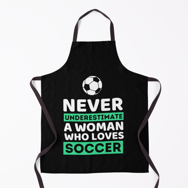 Item preview, Never Underestimate A Woman Who Loves Soccer designed and sold by bifkee19.