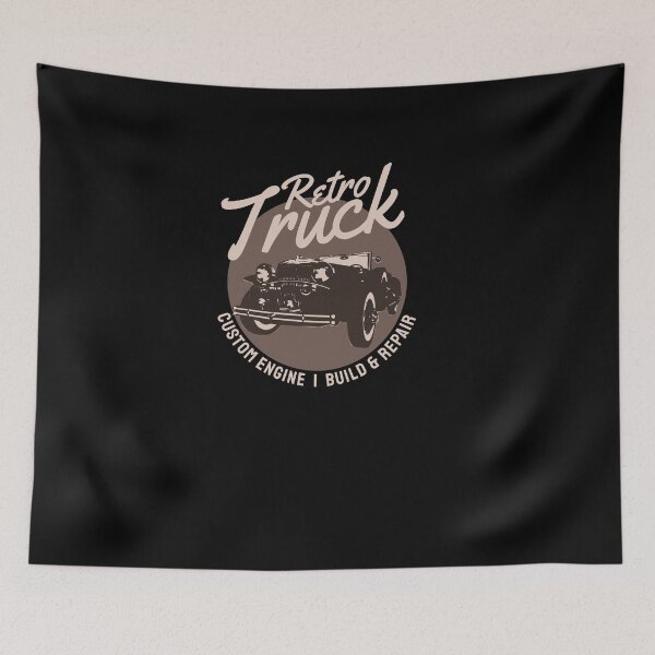 Item preview, it is a retro truck designed and sold by maryam madah.