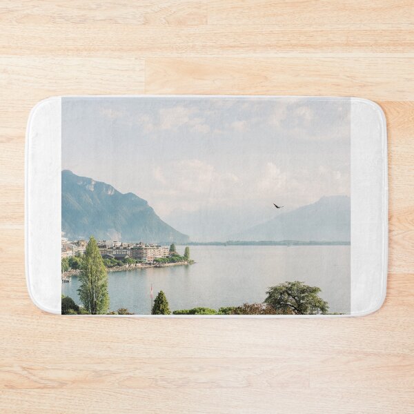 Item preview, Dreamy Lake with Mountains | Fine Art Travel Photography | Lake Geneva in Switzerland designed and sold by youriclaessens.