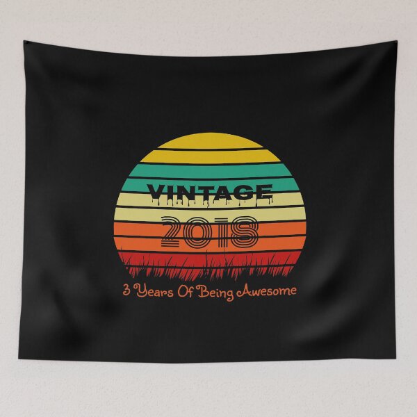 Item preview, Vintage 2018 - 3rd Birthday designed and sold by JaneApril.