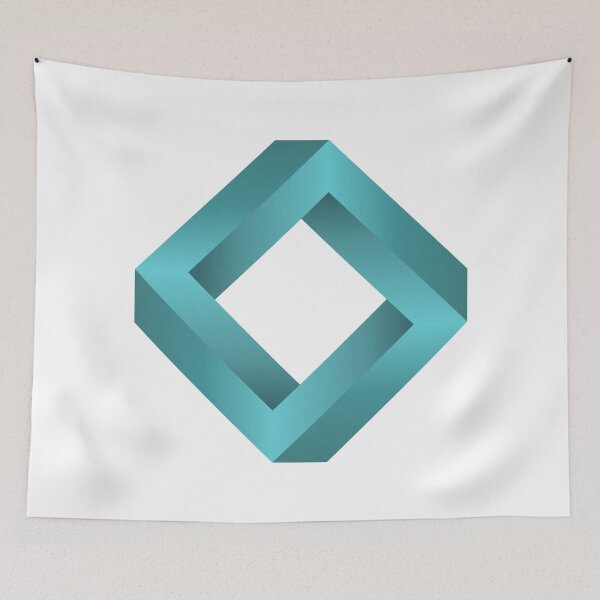 Item preview, Penrose Square ( Teal ) designed and sold by pgons.