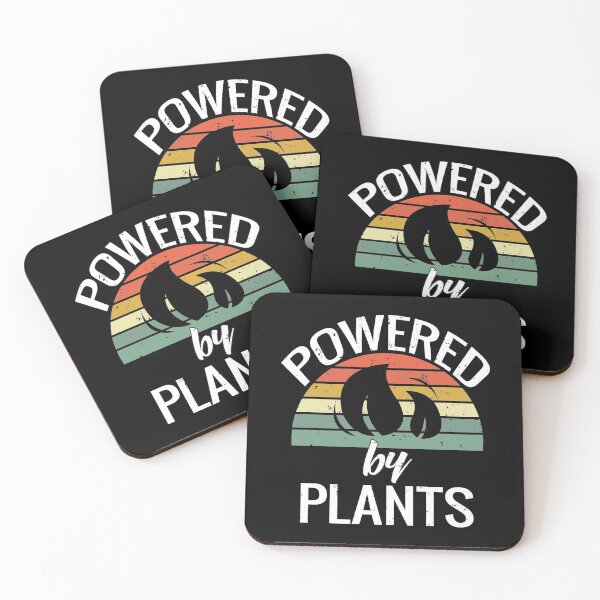 Item preview, Funny Retro Vintage Powered By All Plants designed and sold by jcorres.