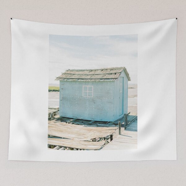 Item preview, Old Blue Fisher House | Fine Art Travel Photography | Shot in Comporta , Portugal designed and sold by youriclaessens.