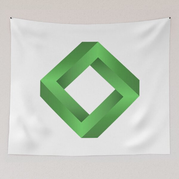 Item preview, Penrose Square ( Green ) designed and sold by pgons.