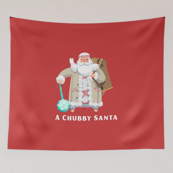 Item preview, Merry Christmas Holiday | A Chubby Santa | Russian Santa Claus designed and sold by Ainbowz-Artwork.