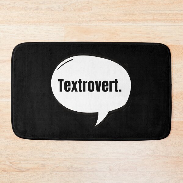Item preview, Textrovert Text-Based Speech Bubble designed and sold by Nathalie Aynié.