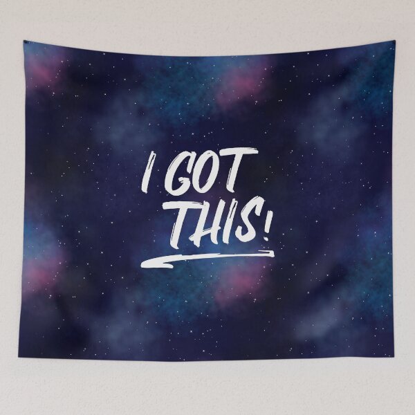 Item preview, I Got This! - White on Galaxy Print designed and sold by GeekyMumDesigns.