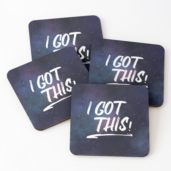 Item preview, I Got This! - White on Galaxy Print designed and sold by GeekyMumDesigns.