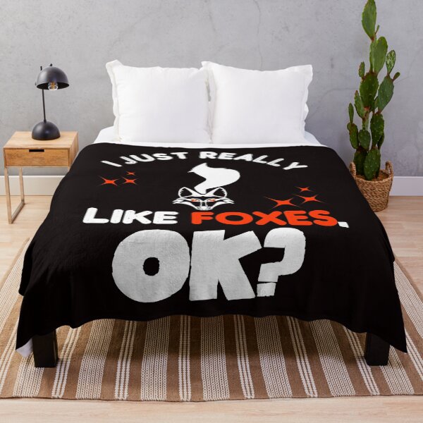 Item preview, I Just really like foxes.Ok? - Cute Fox With Orange Eye Gift Ideas designed and sold by leo121687.