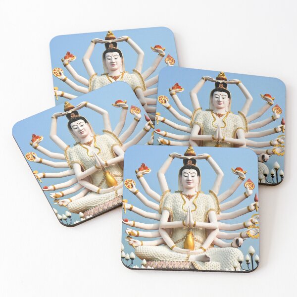 Item preview, Plai Laem Temple White Buddha Thailand designed and sold by AJEvans.