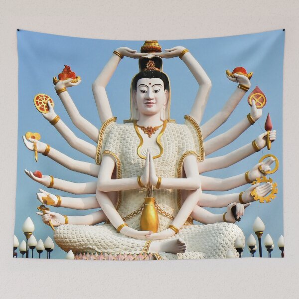 Item preview, Plai Laem Temple White Buddha Thailand designed and sold by AJEvans.