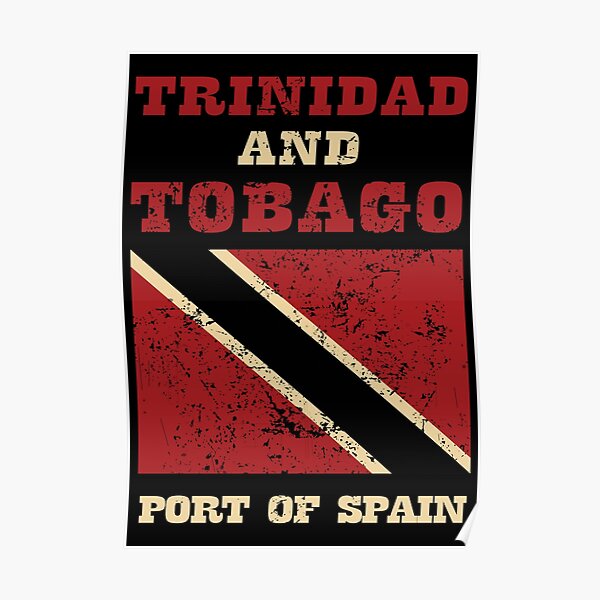 Flag Of Trinidad And Tobago Poster For Sale By Kewaleetee Redbubble 5200