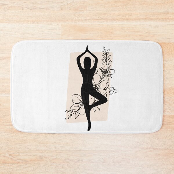 Item preview, Yoga Stand Flower Beige  designed and sold by BohoMoon.