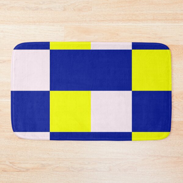 Item preview, Squares & Rectangle (Blue, Yellow, White) designed and sold by Paul James Farr.