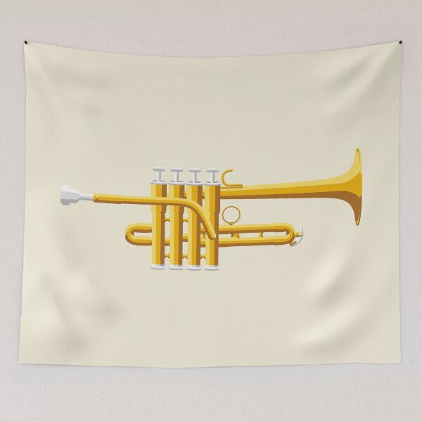 Item preview, Shiny Golden Piccolo Trumpet designed and sold by Menno van der Meer.