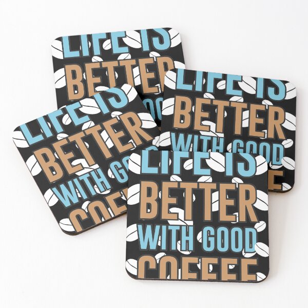 Item preview, life is better with good coffee designed and sold by maryam madah.