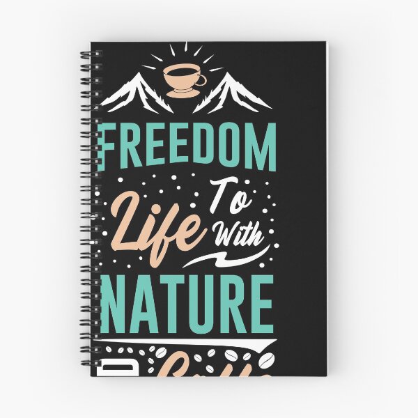 Item preview, freedom life with nature and coffee designed and sold by maryam madah.