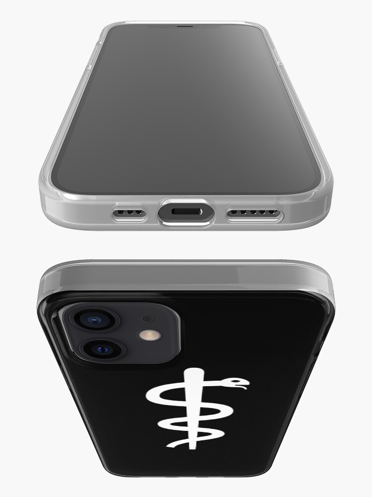 Alternate view of Unicode Character “⚕” (U+2695) Staff of Aesculapius iPhone Case