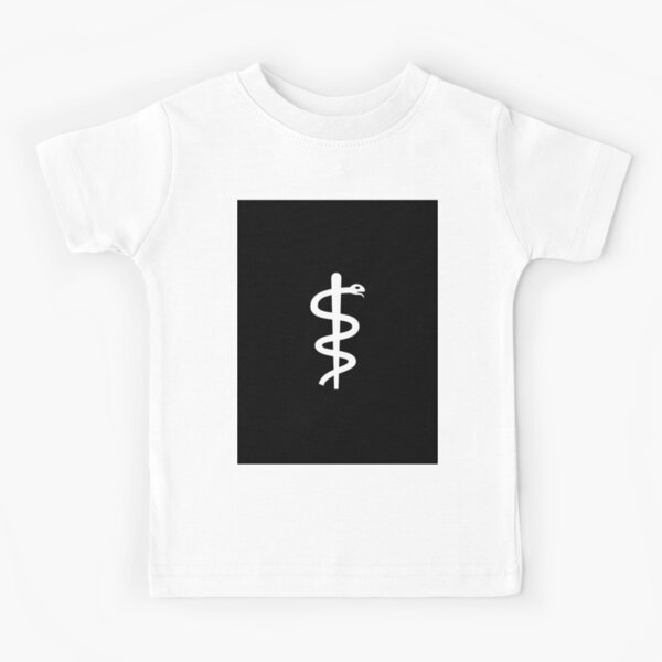 Unicode Character “⚕” (U+2695) Staff of Aesculapius Kids T-Shirt