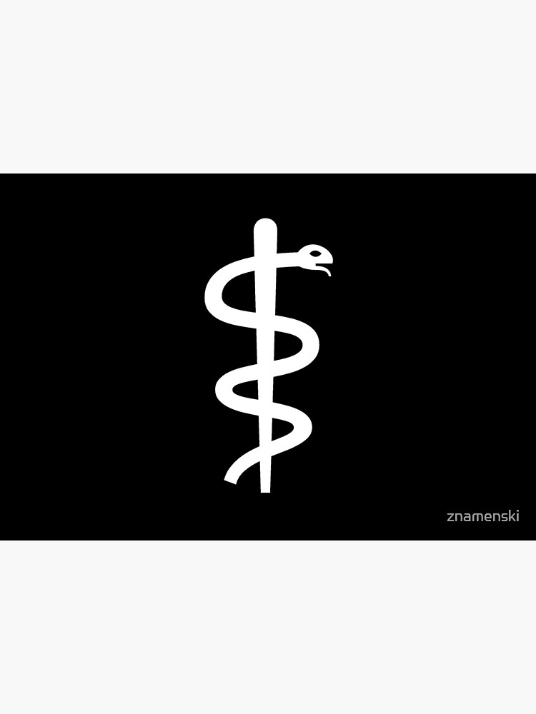 Unicode Character “⚕” (U+2695) Staff of Aesculapius by znamenski