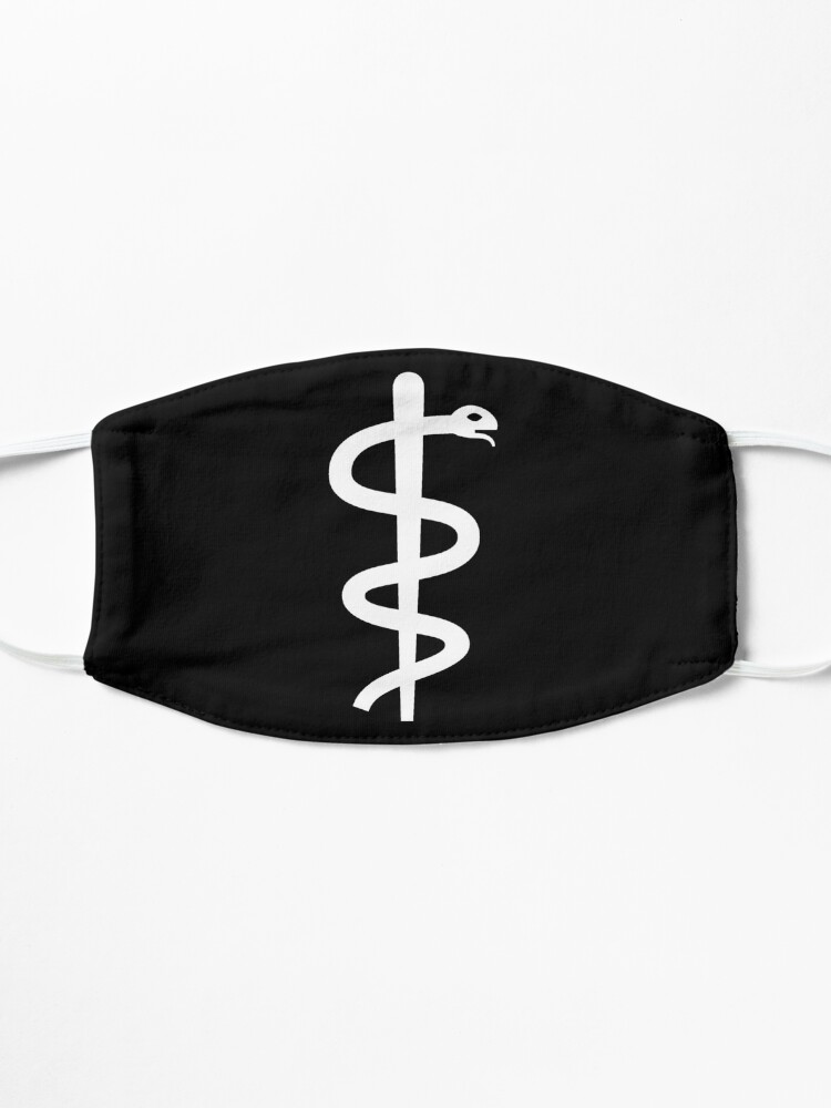 Alternate view of Unicode Character “⚕” (U+2695) Staff of Aesculapius Mask