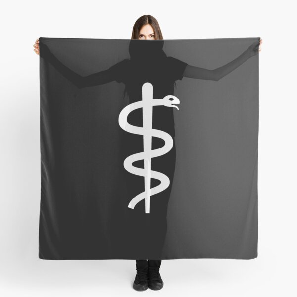 Unicode Character “⚕” (U+2695) Staff of Aesculapius Scarf