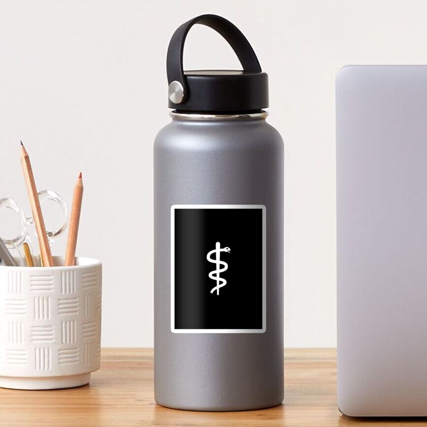 Unicode Character “⚕” (U+2695) Staff of Aesculapius Sticker