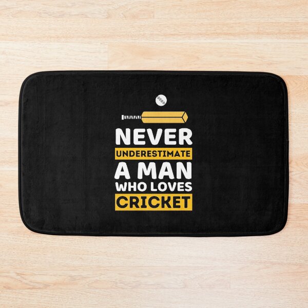 Item preview, Never Underestimate A Man Who Loves Cricket designed and sold by bifkee19.