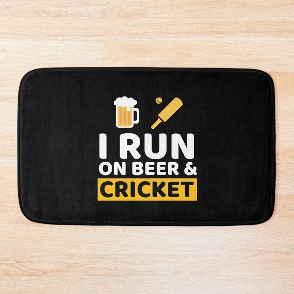 Item preview, I Run On Beer & Cricket designed and sold by bifkee19.